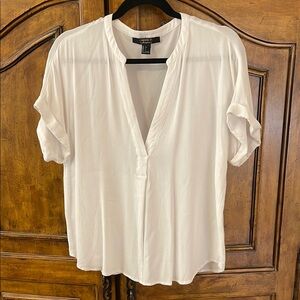Forever 21 Women's White Blouse